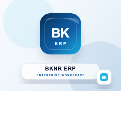 BKNR ERP mobile preview screenshot